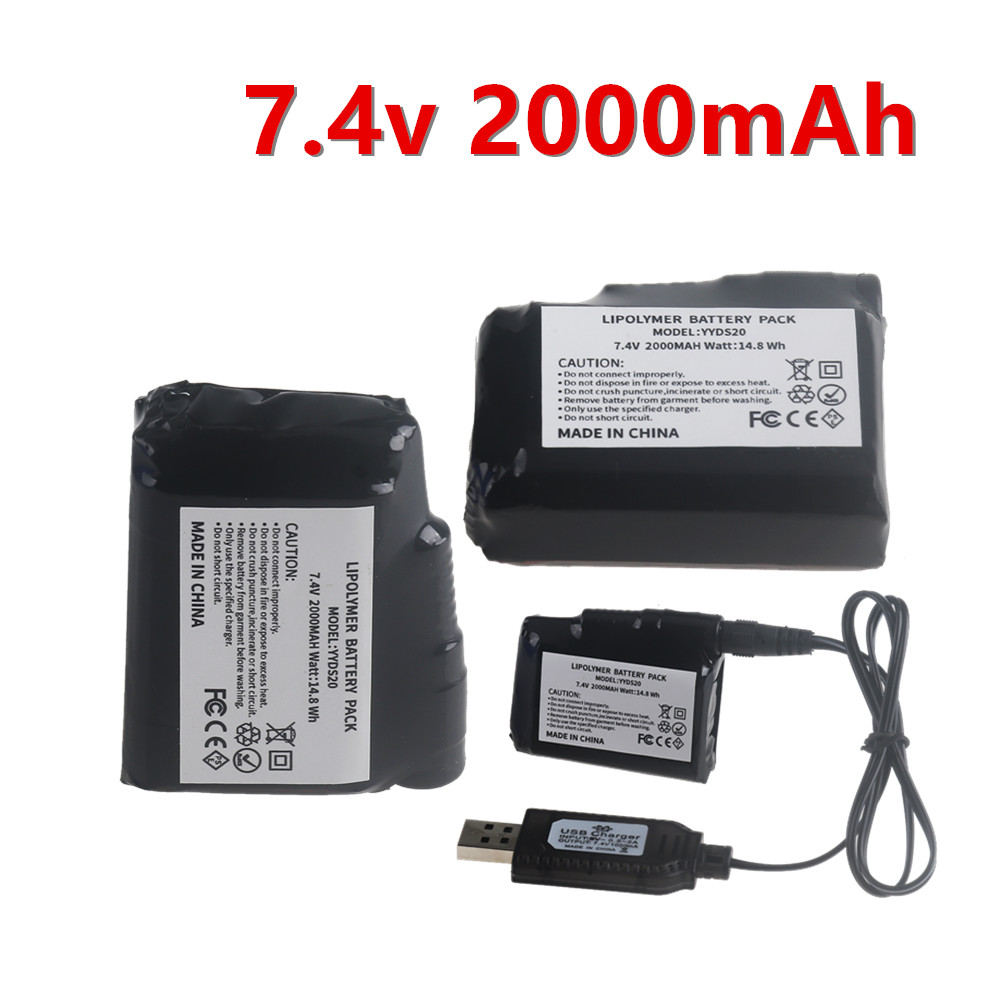 Heated Vest Battery - 1-5Pcs Heated Gloves Battery 7.4V 2000mah