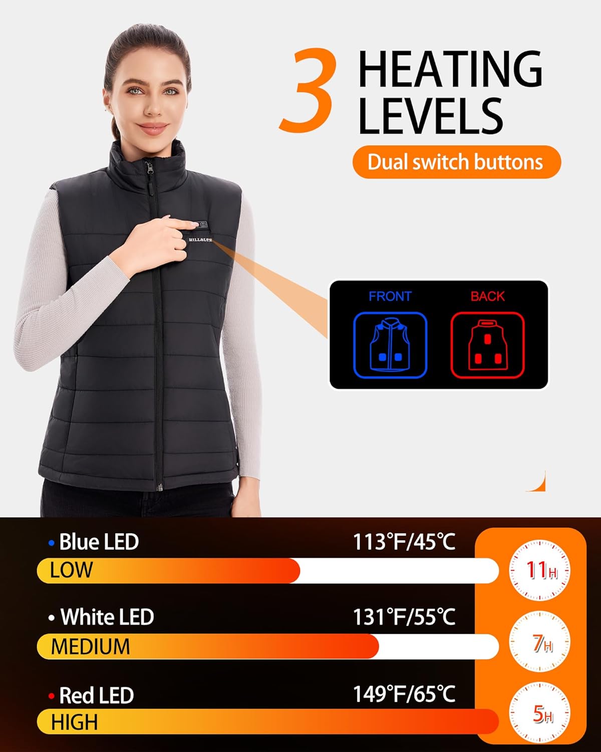 Women Heated Vest with 18400mA - Heated Vest Battery 리뷰 및 가격