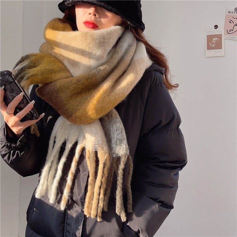 2025New Winter Thick Warm Scar - Cashmere Pashmina Wrap 리뷰 및 가격