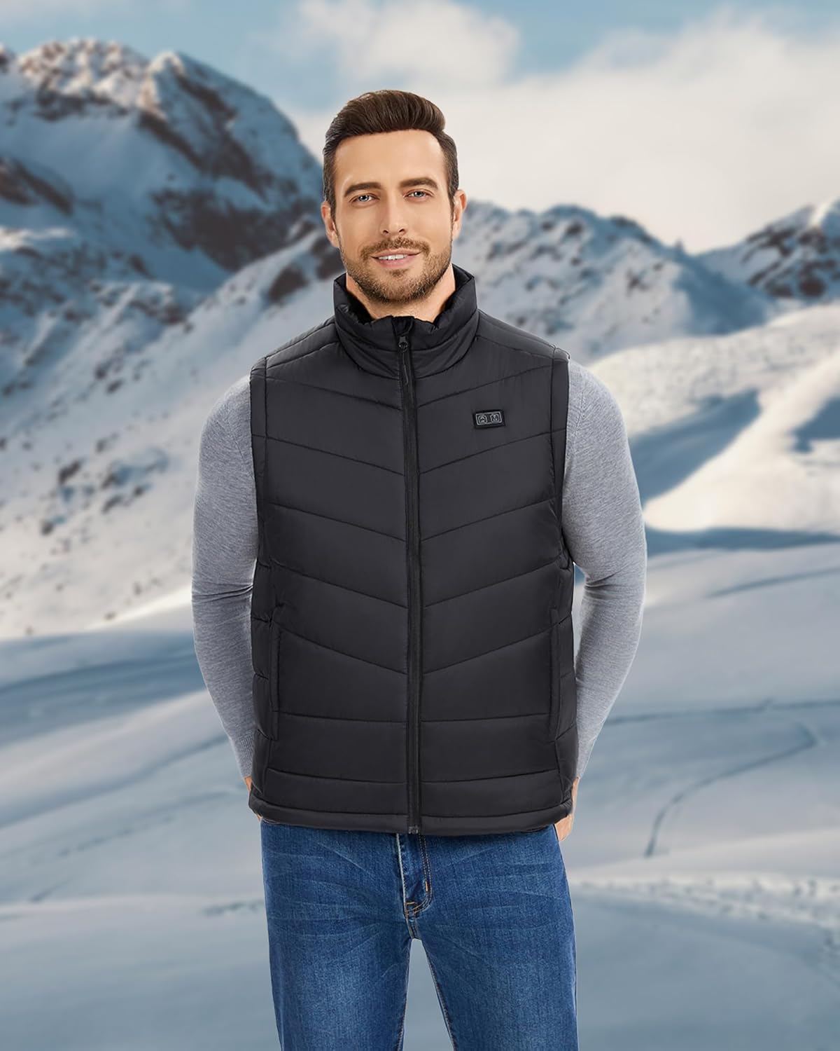 Men's Heated Vest with 18400mA - Heated Vest Battery 리뷰 및 가격