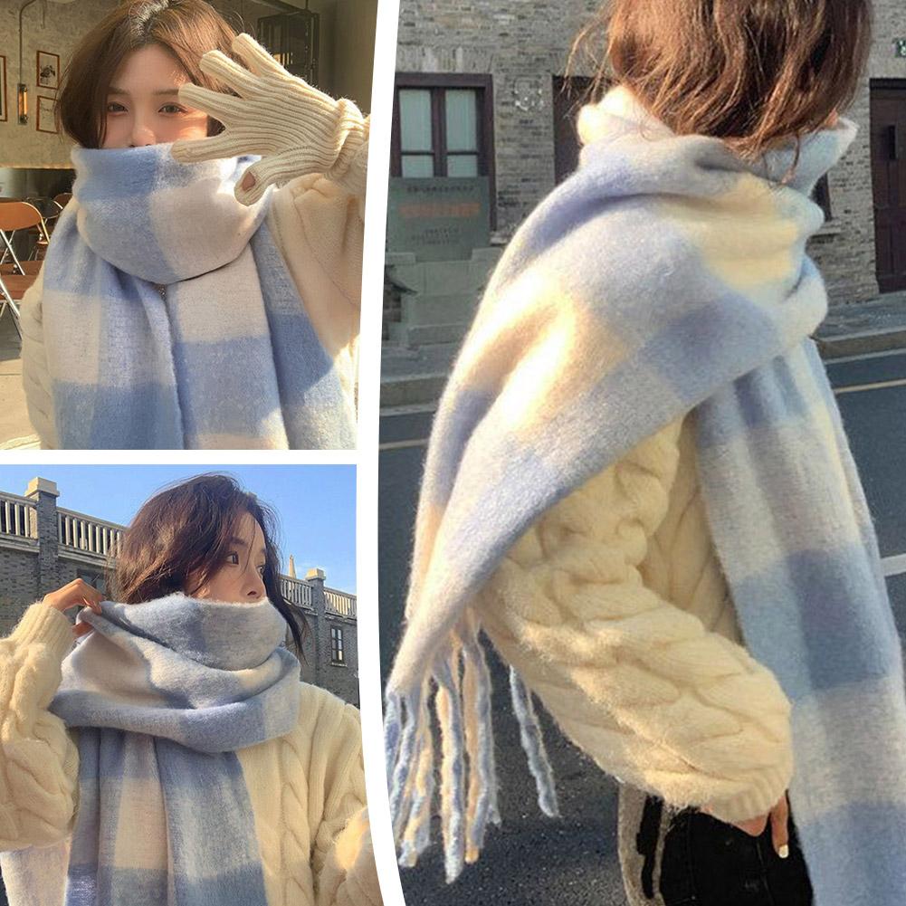 Stylish Simple Korean Inspired - Wool Scarf Men 리뷰 및 가격