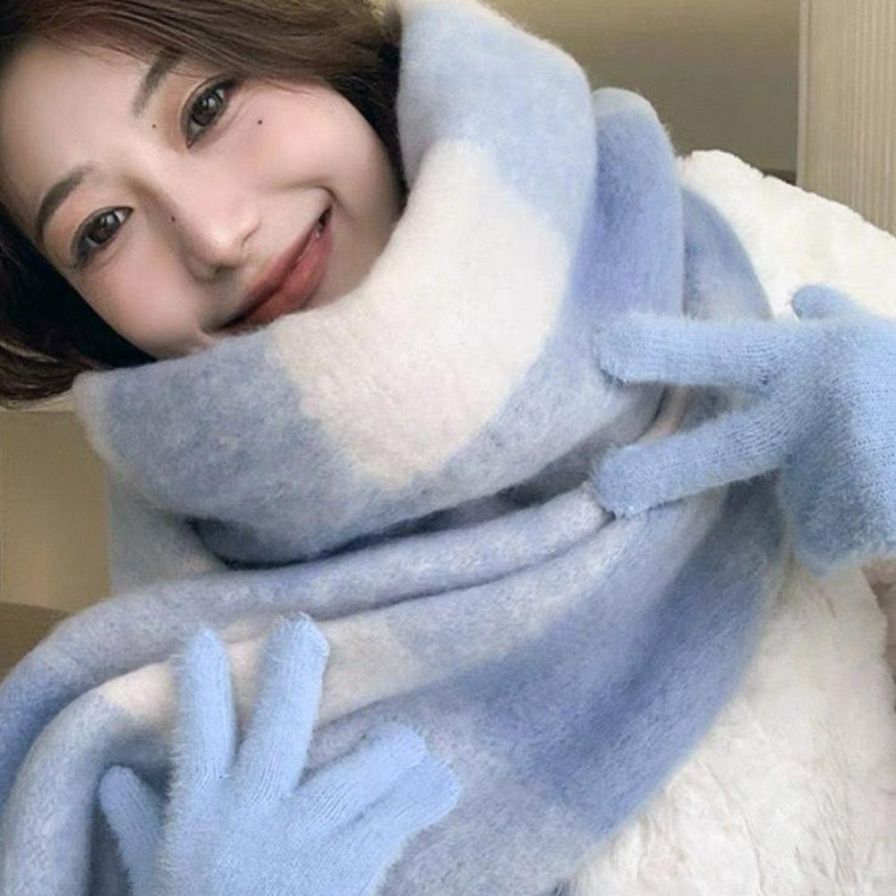 Stylish Simple Korean Inspired - Wool Scarf Men 리뷰 및 가격