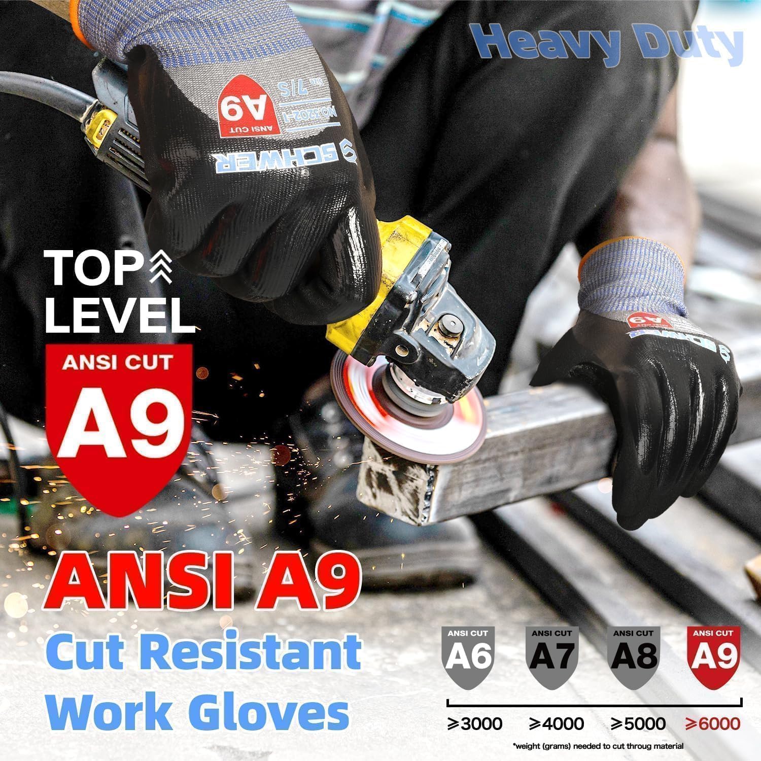 ANSI A9 Cut Resistant Gloves,  - Touch Screen Gloves 리뷰 및 가격