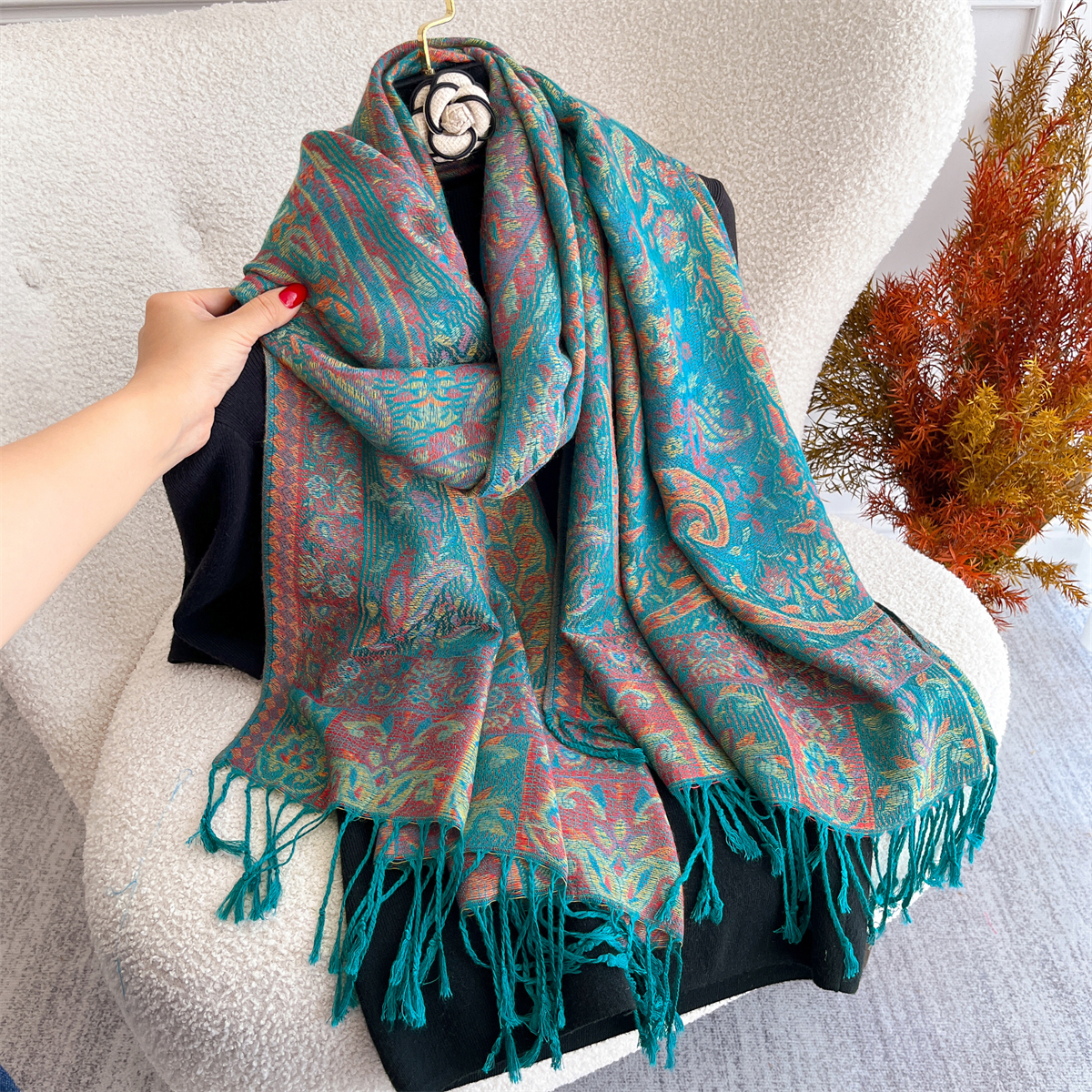 70x180cm Winter Warm Thick Jac - Cashmere Pashmina Wrap 리뷰 및 가격