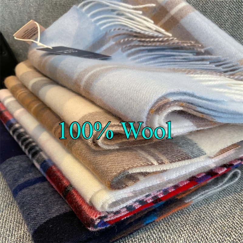 Winter 100% Merino Wool Scarf  - Wool Scarf Men 리뷰 및 가격
