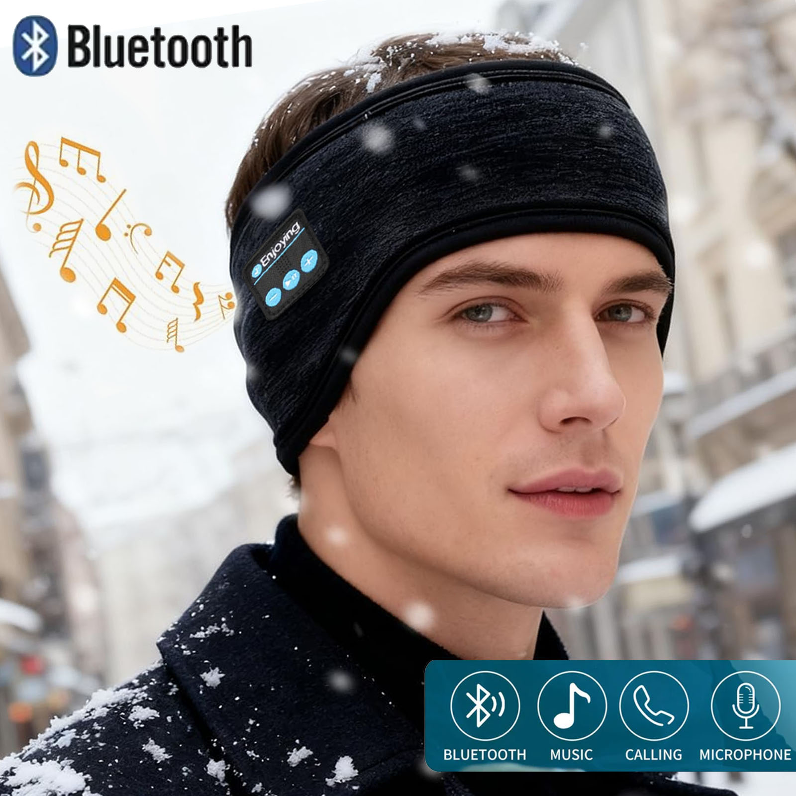 Wireless Bluetooth Headphones  - Winter Headband Fleece 리뷰 및 가격