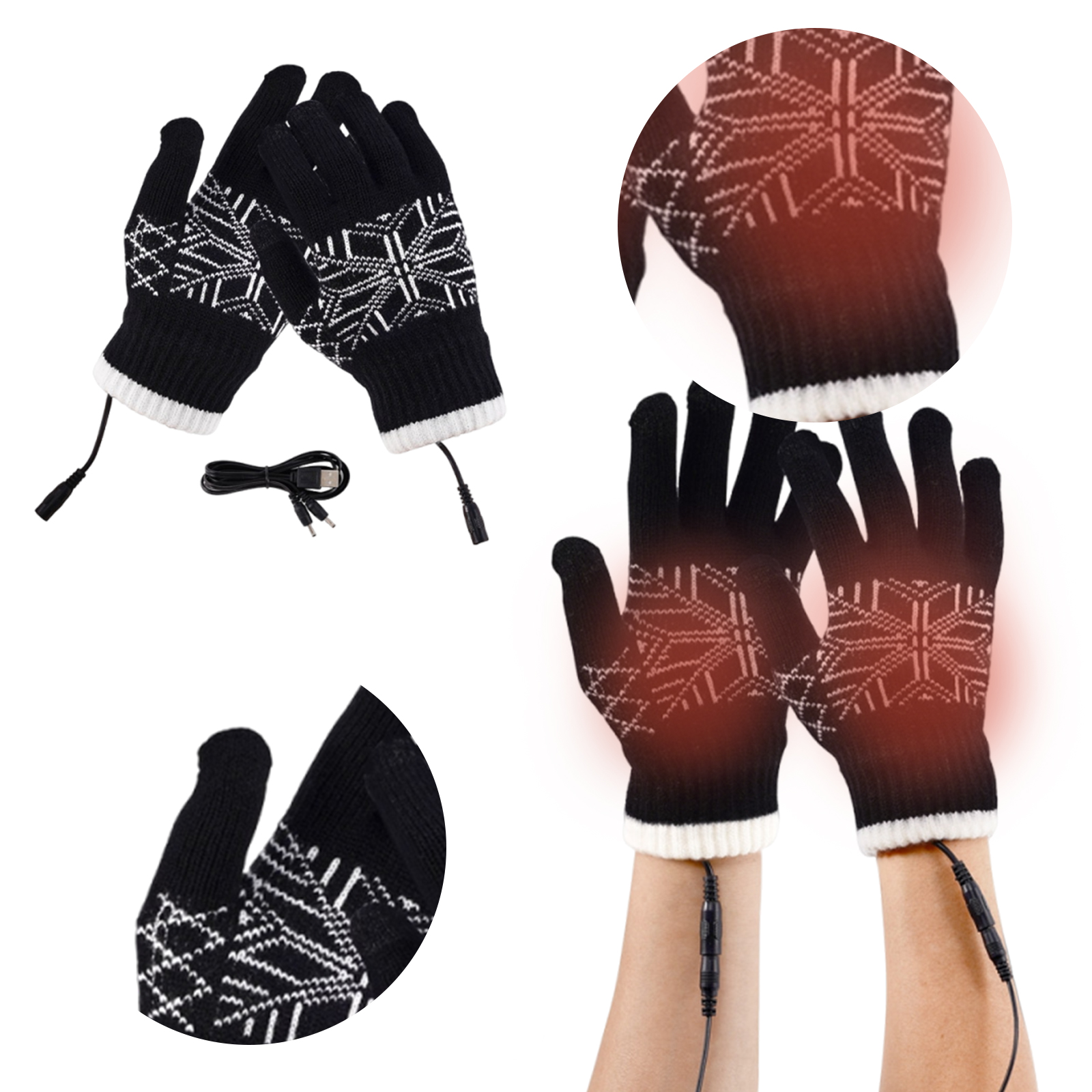 USB Electric Heated Gloves Win - Hand Warmer Electric 리뷰 및 가격