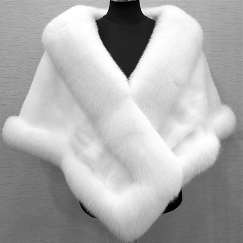 Women Winter Faux Mink Fox Fur - Shawl Wrap Winter 리뷰 및 가격