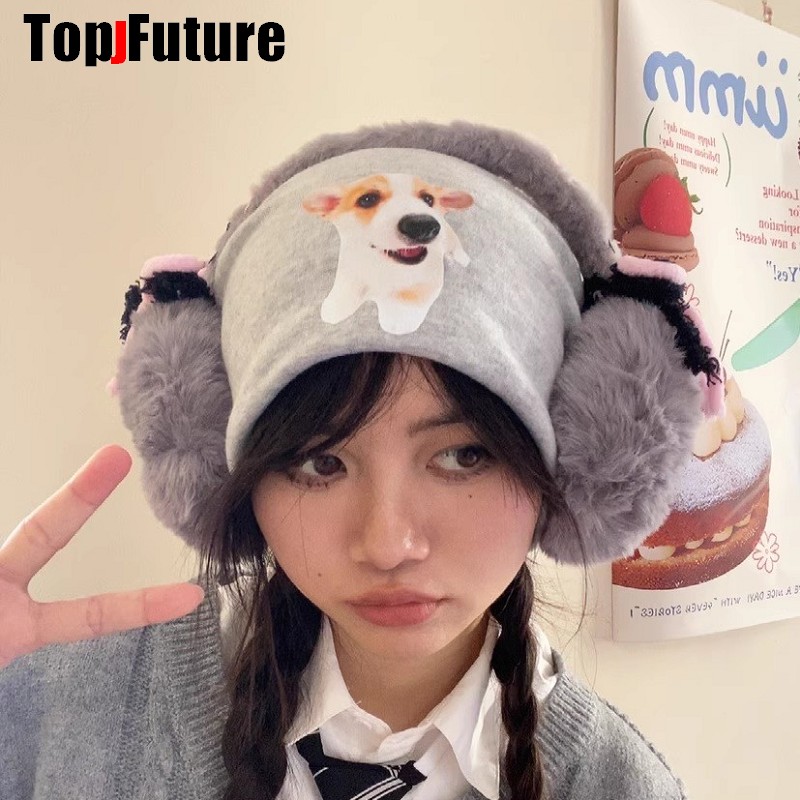 Harajuku Y2k Cute Sweet Lolita - Earmuffs Foldable 리뷰 및 가격