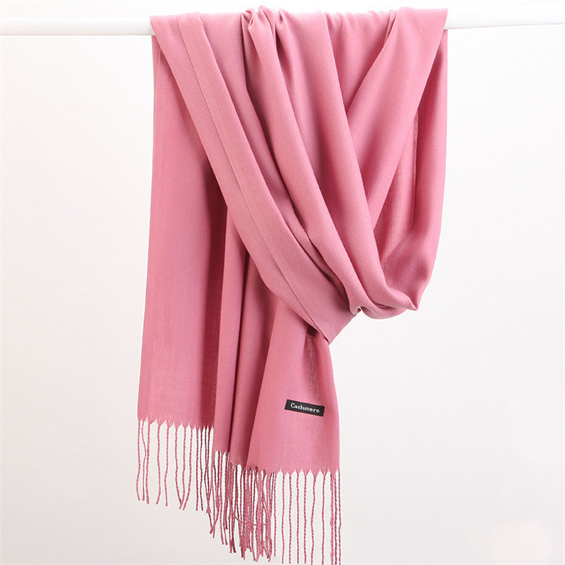 Women Solid Scarf Cashmere Fee - Cashmere Pashmina Wrap 리뷰 및 가격
