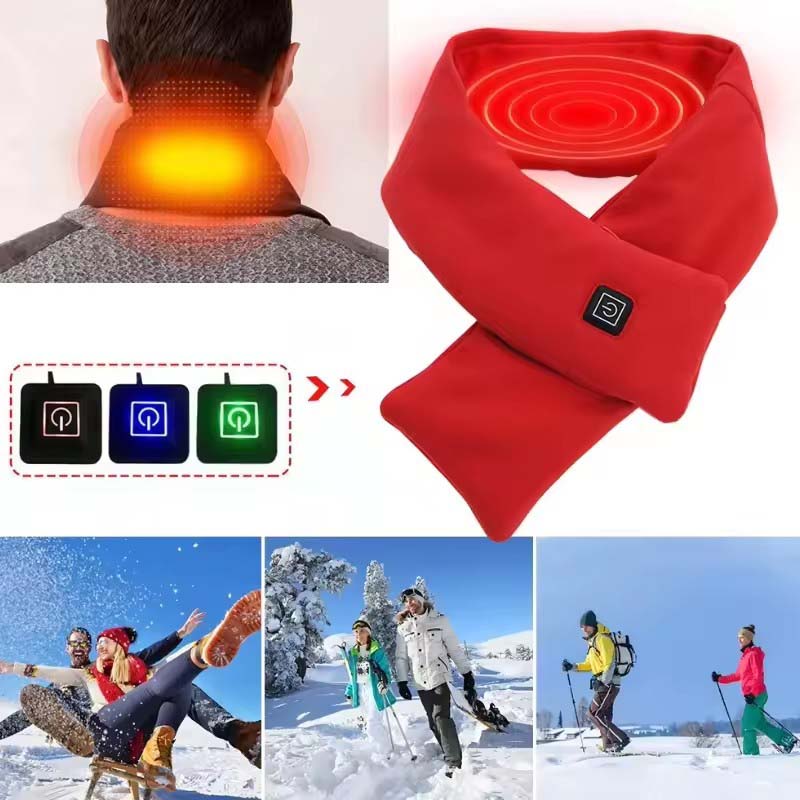 USB Women Men Heating Scarf Te - Neck Gaiter Fleece 리뷰 및 가격