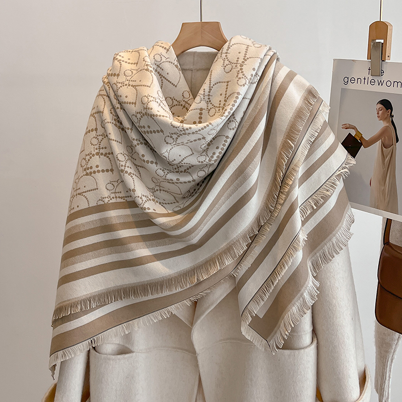 Elegant Striped Design Scarf I - Wool Scarf Men 리뷰 및 가격