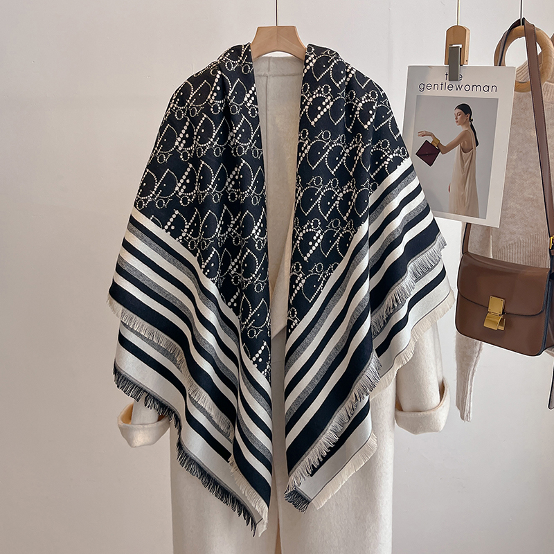 Elegant Striped Design Scarf I - Wool Scarf Men 리뷰 및 가격