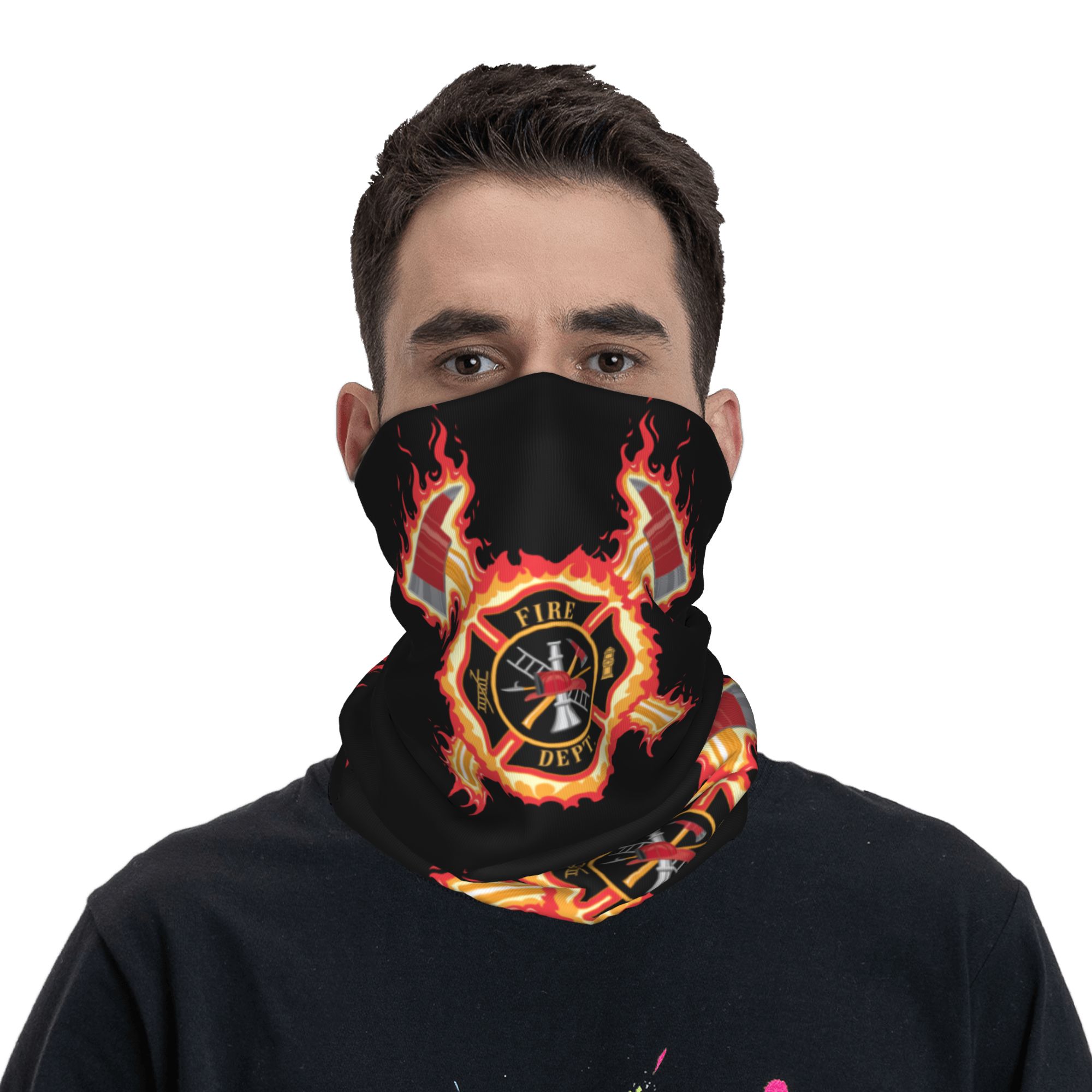 Custom Firefighter Cross Banda - Neck Gaiter Fleece 리뷰 및 가격