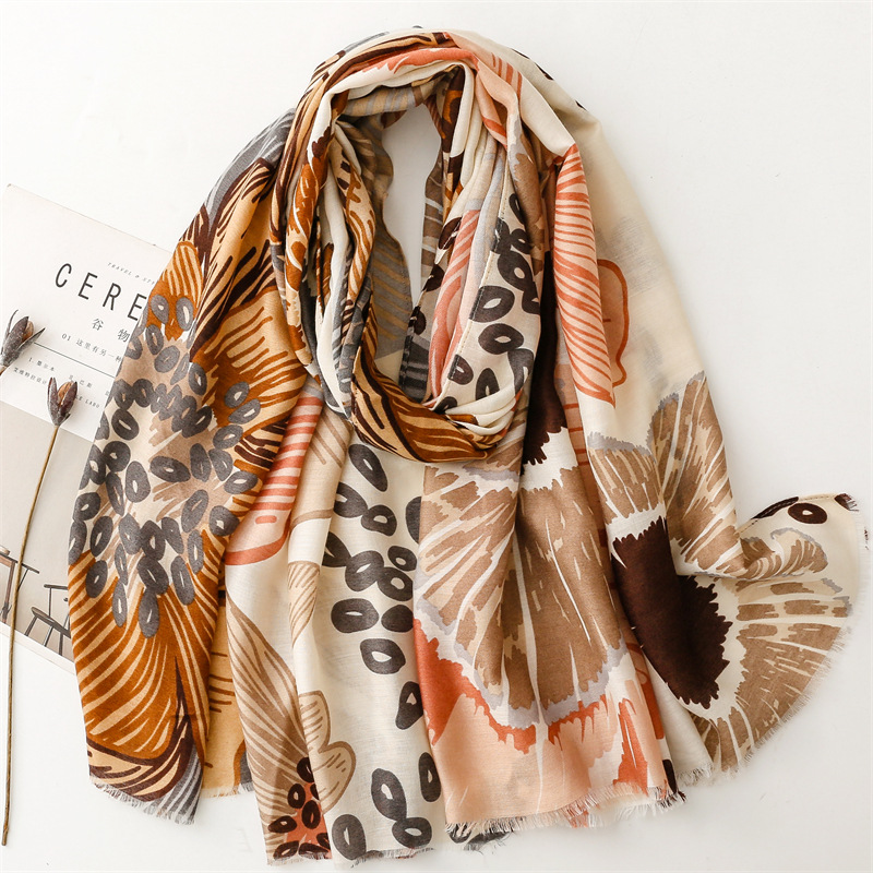 Winter Thick Aztec Petal Flora - Shawl Wrap Winter 리뷰 및 가격