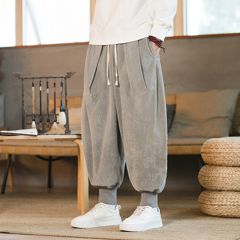 2023 Men Winter Solid Color Co - Corduroy Pant Warm 리뷰 및 가격