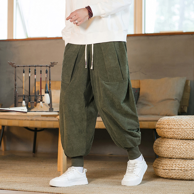 2023 Men Winter Solid Color Co - Corduroy Pant Warm 리뷰 및 가격