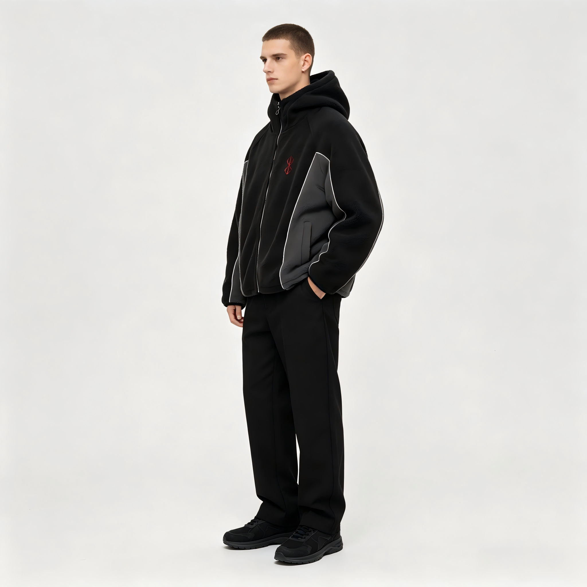 Unisex Color Block Sherpa Flee - Sherpa Hoodie Fleece 리뷰 및 가격