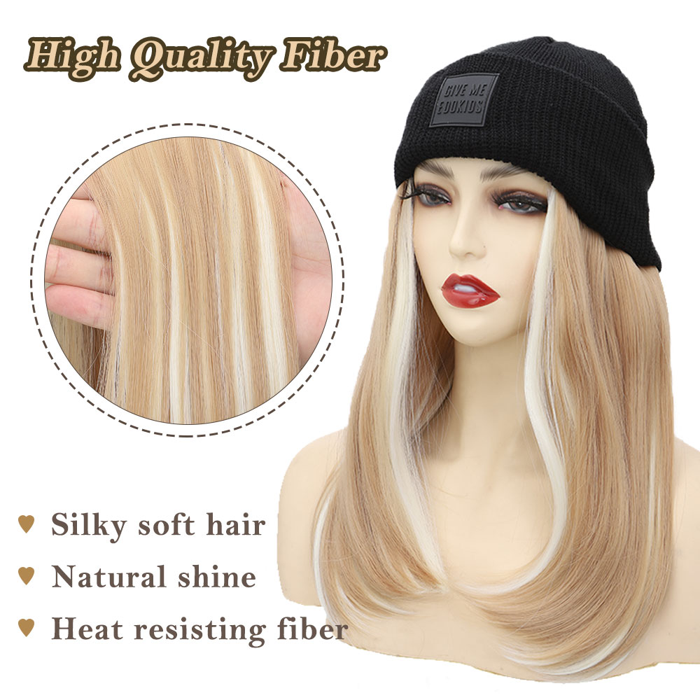 S-noilite Synthetic Hat Wig Be - Knit Beanie Hat Warm 리뷰 및 가격
