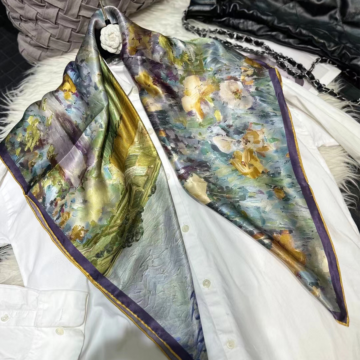 BYSIFA|Blue Green Ladies 100%  - Shawl Wrap Winter 리뷰 및 가격