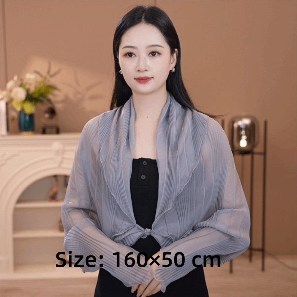 Solid Color Sun Protection Top - Shawl Wrap Winter 리뷰 및 가격