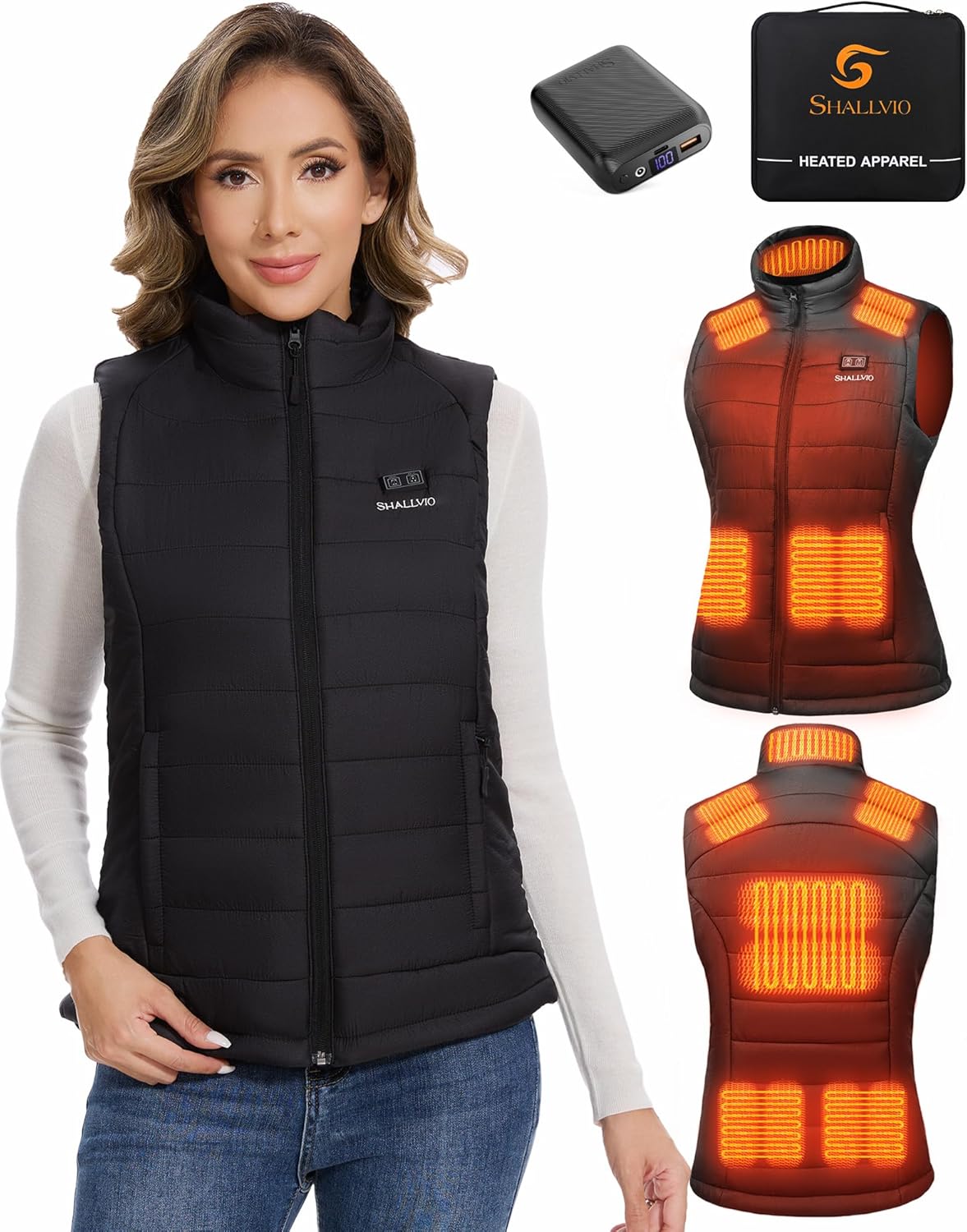 Women's Heated Vest with 16000 - Heated Vest Battery 리뷰 및 가격