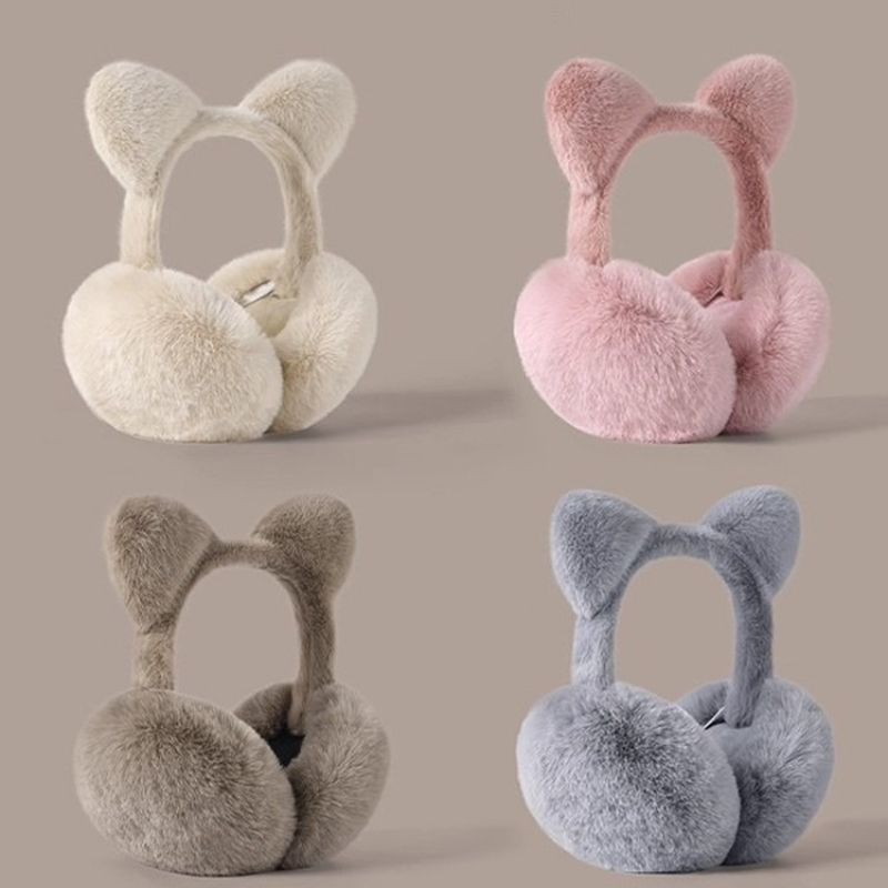 Cat Ears Foldable Earmuffs Plu - Earmuffs Foldable 리뷰 및 가격