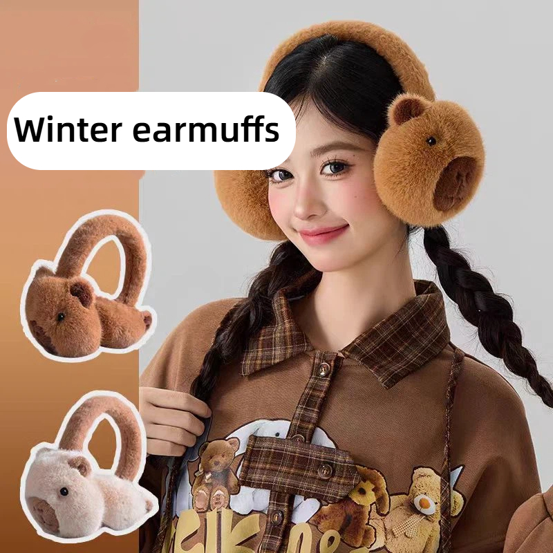 Cute Capibala Earmuffs Cartoon - Earmuffs Foldable 리뷰 및 가격