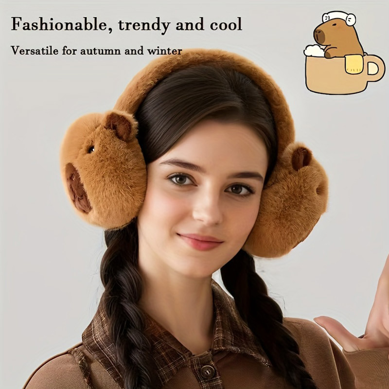 Cute Capibala Earmuffs Cartoon - Earmuffs Foldable 리뷰 및 가격