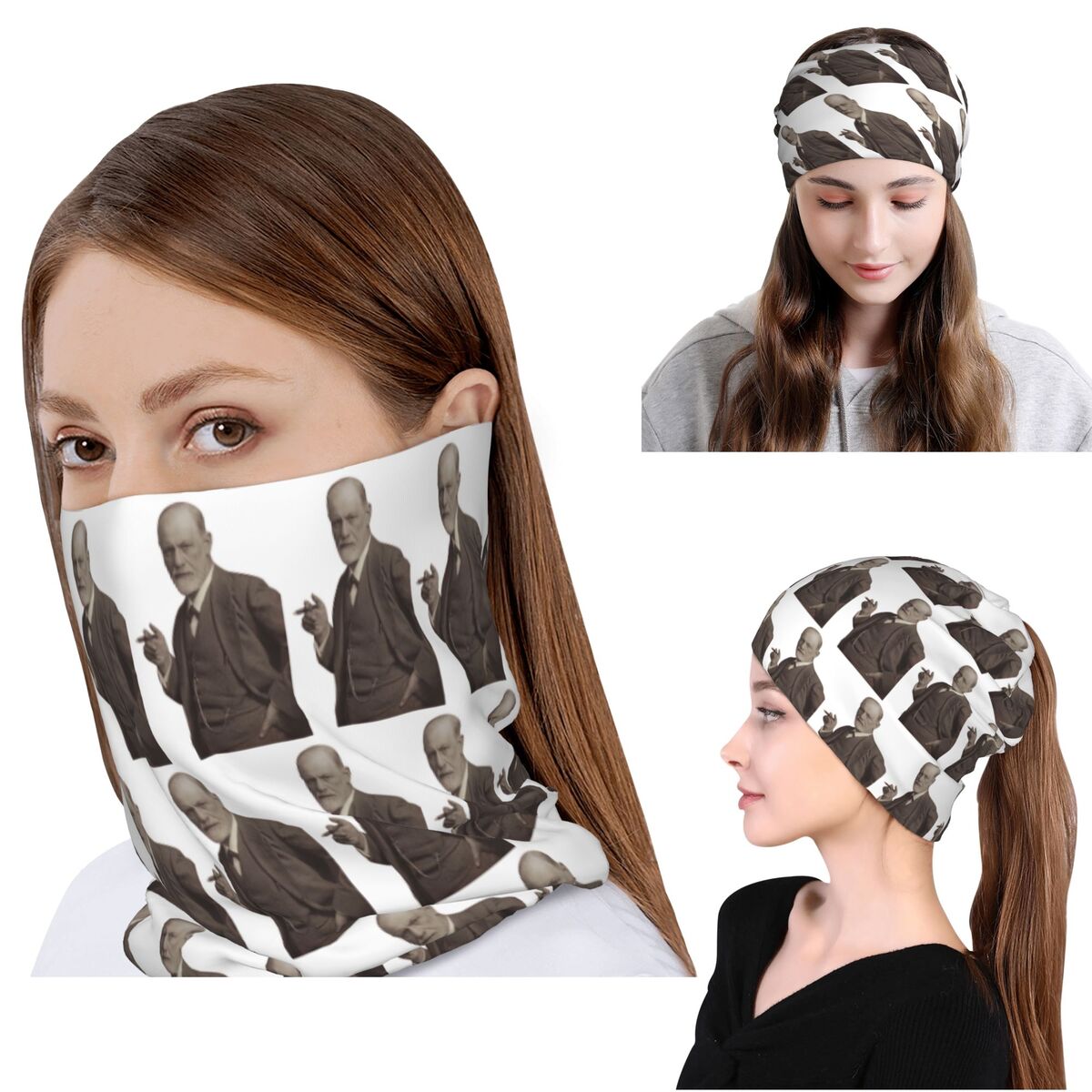 Freud With Cigar Blush Pink Ba - Knit Beanie Hat Warm 리뷰 및 가격