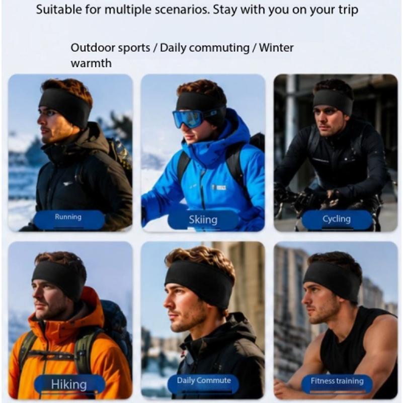 Winter Outdoor Cycling Headban - Winter Headband Fleece 리뷰 및 가격