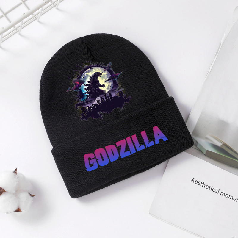 Godzilla Knitted Hat Winter Sp - Knit Beanie Hat Warm 리뷰 및 가격