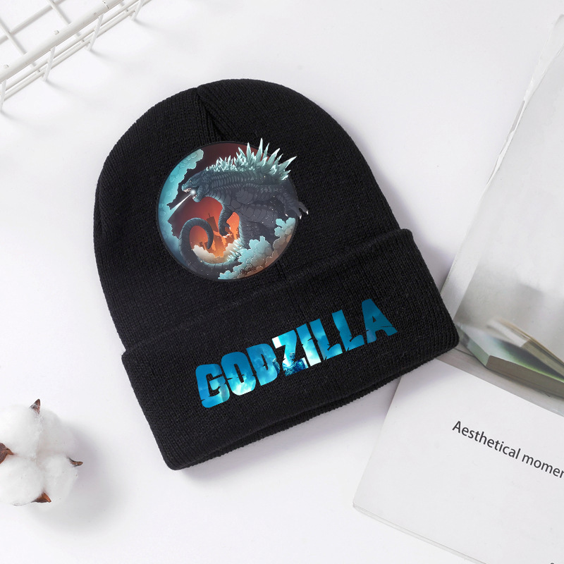 Godzilla Knitted Hat Winter Sp - Knit Beanie Hat Warm 리뷰 및 가격