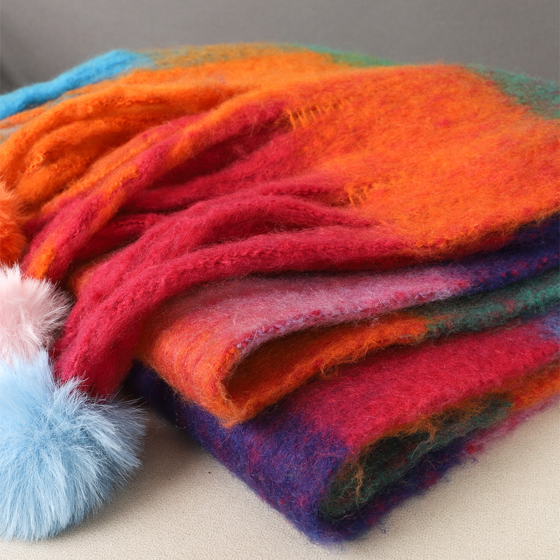 Luxury Plaid Scarf Winter Warm - Cashmere Pashmina Wrap 리뷰 및 가격