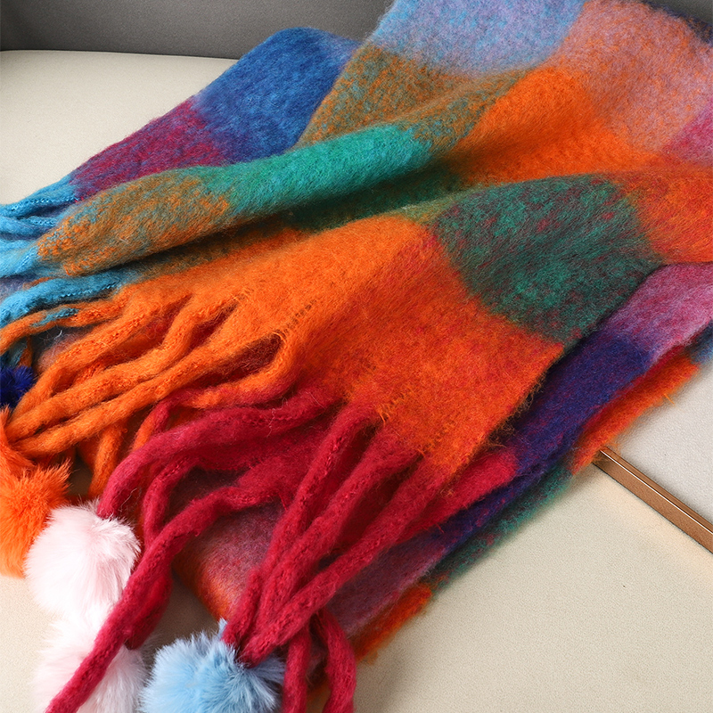 Luxury Plaid Scarf Winter Warm - Cashmere Pashmina Wrap 리뷰 및 가격