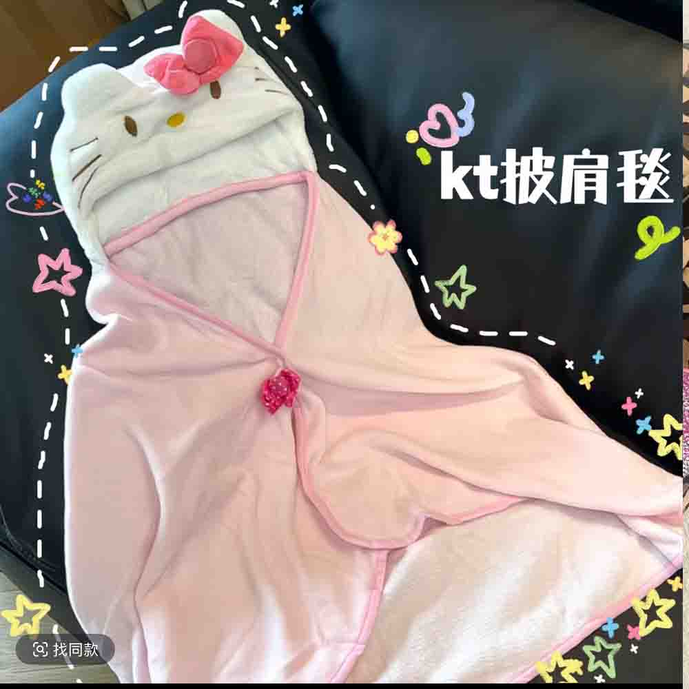 Cute Hellokitty Cloak Shawl Ai - Shawl Wrap Winter 리뷰 및 가격