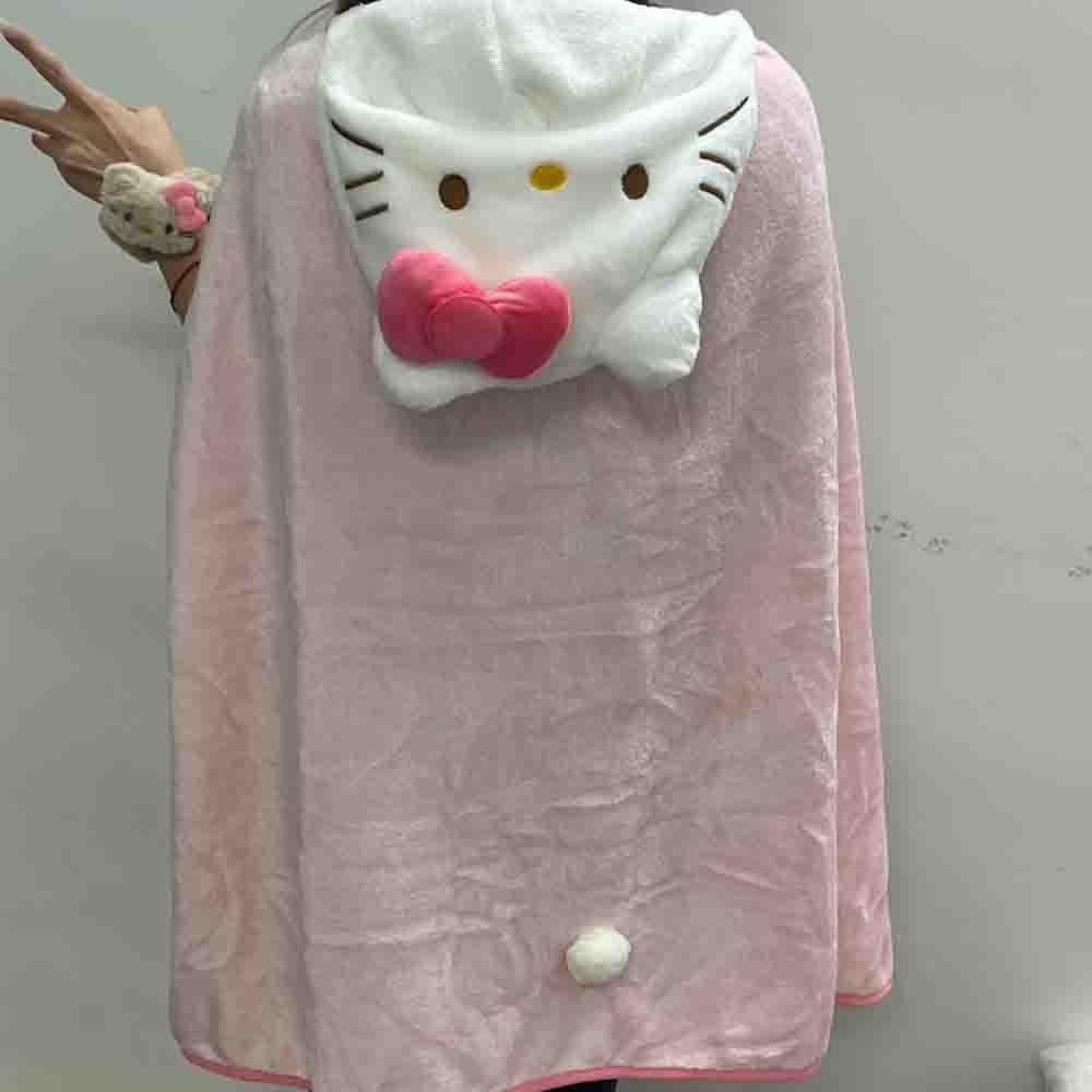 Cute Hellokitty Cloak Shawl Ai - Shawl Wrap Winter 리뷰 및 가격