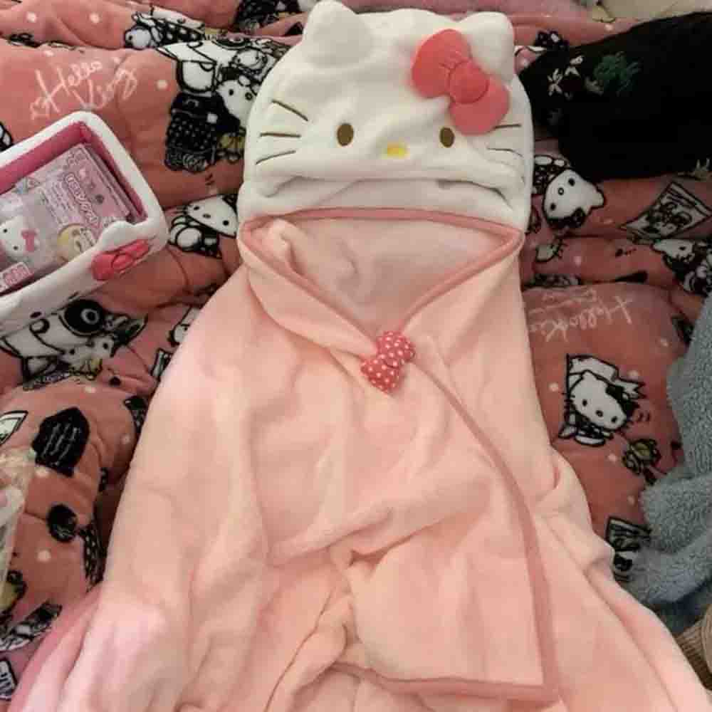 Cute Hellokitty Cloak Shawl Ai - Shawl Wrap Winter 리뷰 및 가격