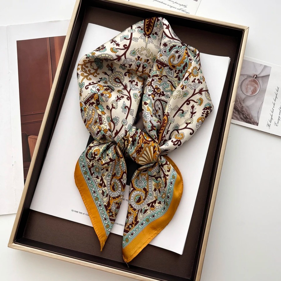 2025 Silk Shawl Square Scarf F - Shawl Wrap Winter 리뷰 및 가격